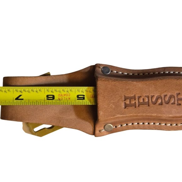 Hesston Leather Pliers Tool Sheath Holster Agriculture Advertising Farm Vintage - Picture 11 of 14